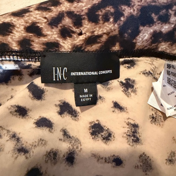 INC International Concepts Animal Print Swimwear - Picture 4 of 7